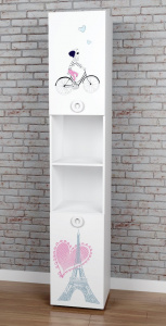 Пенал-стеллаж-2 коллекции Модница New