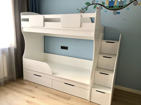 Двухъярусная кровать Дуэт 180х80   от Династия Kids
