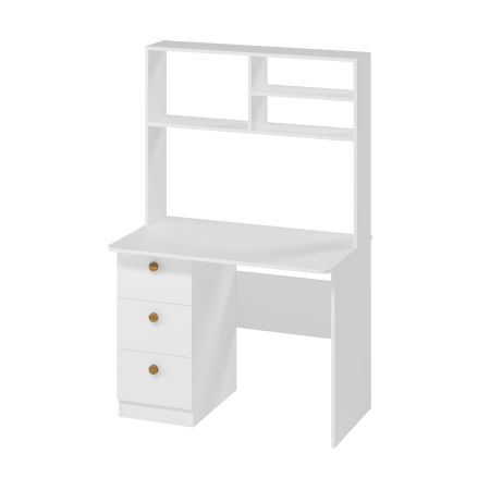 Стол с надстройкой коллекции Умка NEW (ручки - дуб) от Династия Kids