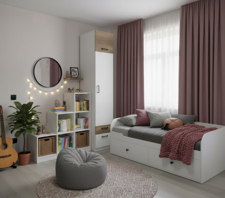 Стеллаж открытый Твой Стиль (гл. 479 мм) без принта от Династия Kids