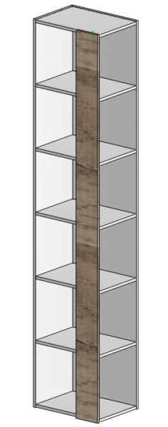 Приставка-стеллаж Твой Стиль (глубина 479 мм) от Династия Kids