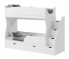 Двухъярусная кровать Альфа 190х80 с бортиком от Династия Kids