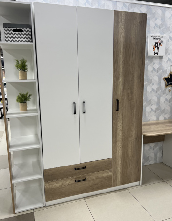 Шкаф 3-х створчатый коллекции Твой Стиль (гл. 550 мм) без принта от Династия Kids