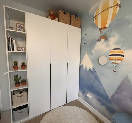 Шкаф 3-х дверный коллекции Брайт  от Династия Kids