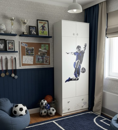 Шкаф коллекции Футбол  от Династия Kids