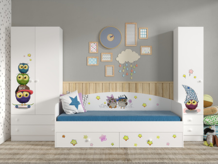 Антресоль к шкафу Совята NEW  от Династия Kids