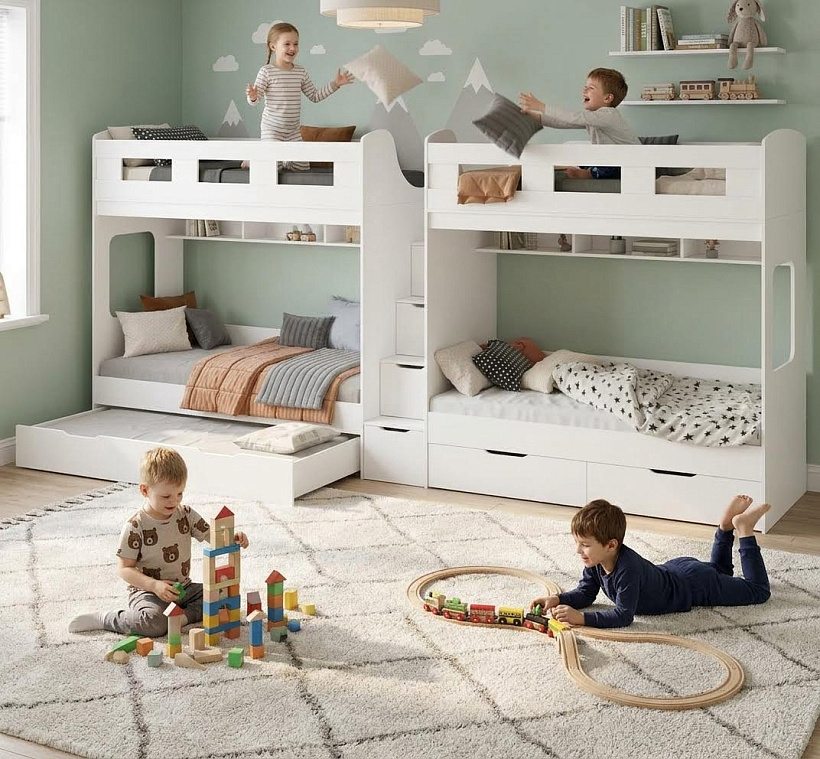 Четырехъярусные кровати 
