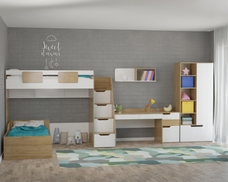 Шкаф гардеробный Мозаика  от Династия Kids