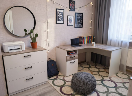 Стол угловой 1160 мм коллекции Гранд  от Династия Kids