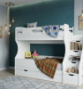 Кровать двухъярусная Альфа Мини 160х80 от Династия Kids