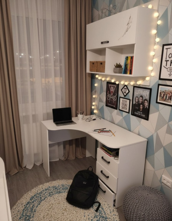 Стол угловой 1160 мм коллекции Гранд  от Династия Kids