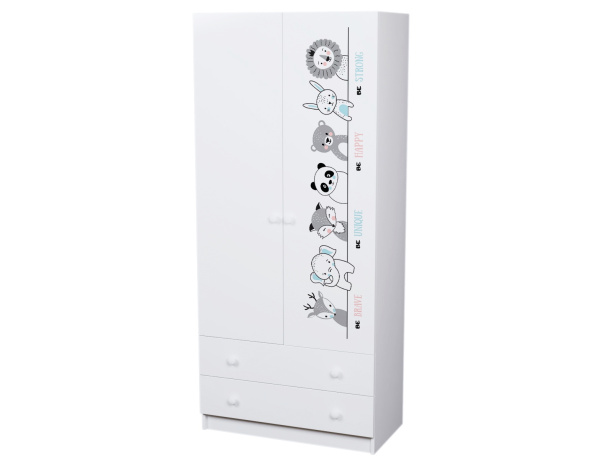 Комплект коллекции Хэппи: кровать 180х80 + шкаф гардеробный