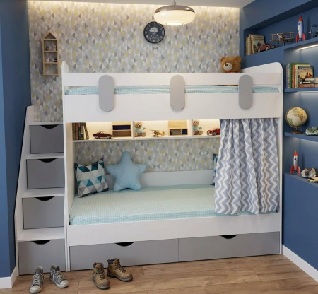 Двухъярусная кровать Фортуна 180х80 от Династия Kids