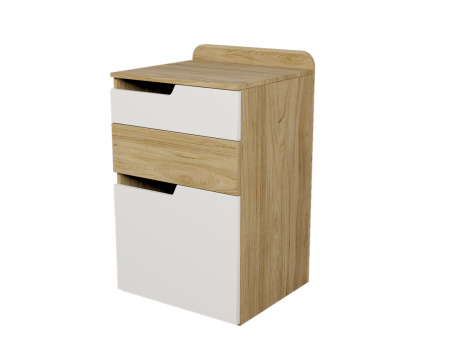 Комплект мебели: кровать-чердак Мозаика + стол + тумба 