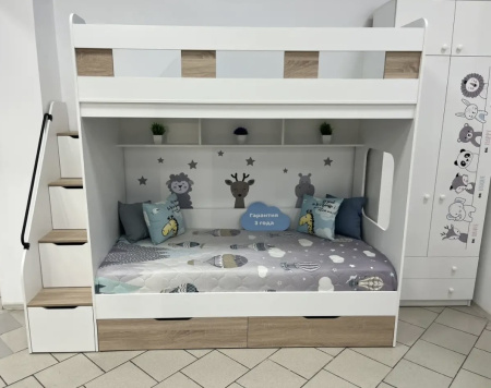 Двухъярусная кровать Твинс 190х90 от Династия Kids