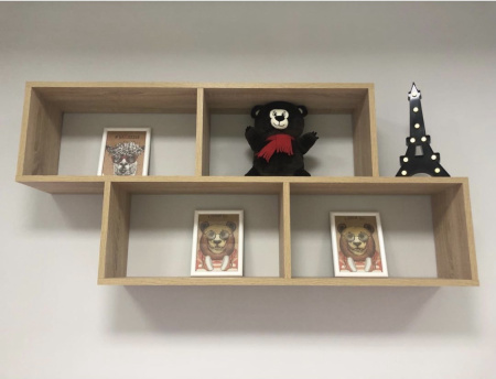 Полка настенная Юниор (дуб сонома)