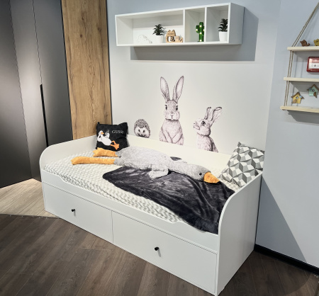 Шкаф 2-х дверный коллекции Брайт  от Династия Kids